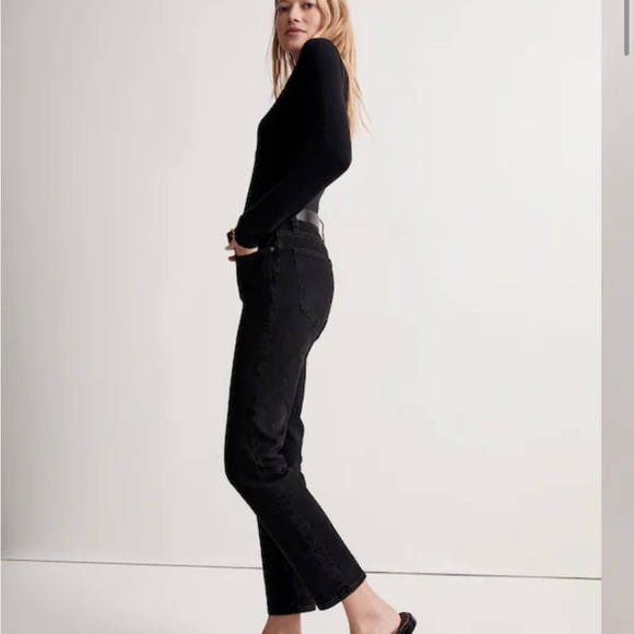 Lk new madewell mid rise perfect vintage jean black 12 31 - Picture 2 of 8